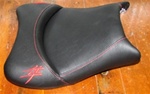 "New Image" Custom Shaped Hayabusa Front Seat w/Yellow Embroideringg