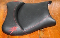 "New Image" Custom Shaped Hayabusa Front Seat w/Yellow Embroideringg