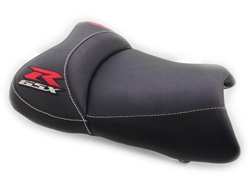 "New Image" Black/Red & Silver GSXR 600/750/1000 Custom Shaped & Covered Front Seat