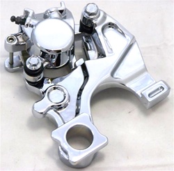 Chrome Hayabusa Rear Brake Caliper & Hanger