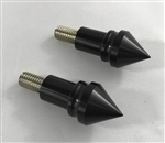 Black Anodized Spiked Domed Frankenstein Cargo Bolts