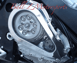 Custom Chrome GSXR See Through Clutch Cover "Clear"