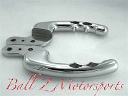 Hayabusa Chrome 2 Piece Diamond Passenger Grab Bars