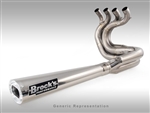 Brock's Performance Tiwinder Polished Street Baffle Suzuki GSX-R1000 (01-04) Exhaust System