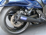 Brock's Performance Alien Head Black 20" Muffler Suzuki Hayabusa (08-11) Exhaust System