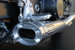 Brock's Performance Tiwinder Polished 18" Muffler Street Baffle Suzuki Hayabusa (99-16) Exhaust System