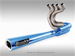 Brock's Performance Tiwinder Blue Race Baffle Suzuki B-King (08-09) Exhaust System