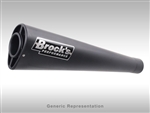 Brock's Performance Alien Head 2 Black 20" Muffler Kawasaki ZX-14R Exhaust System