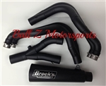 Hayabusa Brock's Peformance Black Ceramic Coated 14" Short Meg 2 Full Exhaust System