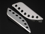 1999-2007 Hayabusa Chrome Hole Shot Side Tank Pads