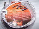 Chrome Galfer Platinum Rear Brake Line (stock length)