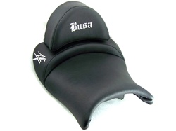 "New Image" Custom Hayabusa Front Seat w/Chrome Embroidering & Zippered Removable Hump Pad