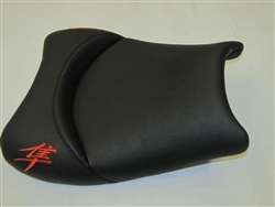 "New Image" Custom Shaped/Covered Hayabusa Front Seat w/Orange Embroidering