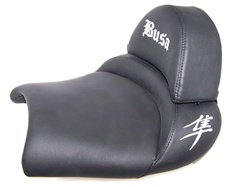 "New Image" Custom Hayabusa Front Seat w/Chrome Embroidering & Zippered Removable Hump Pad