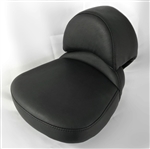 Custom Shaped/Covered Hayabusa Rear Passenger Seat w/Built In Backrest