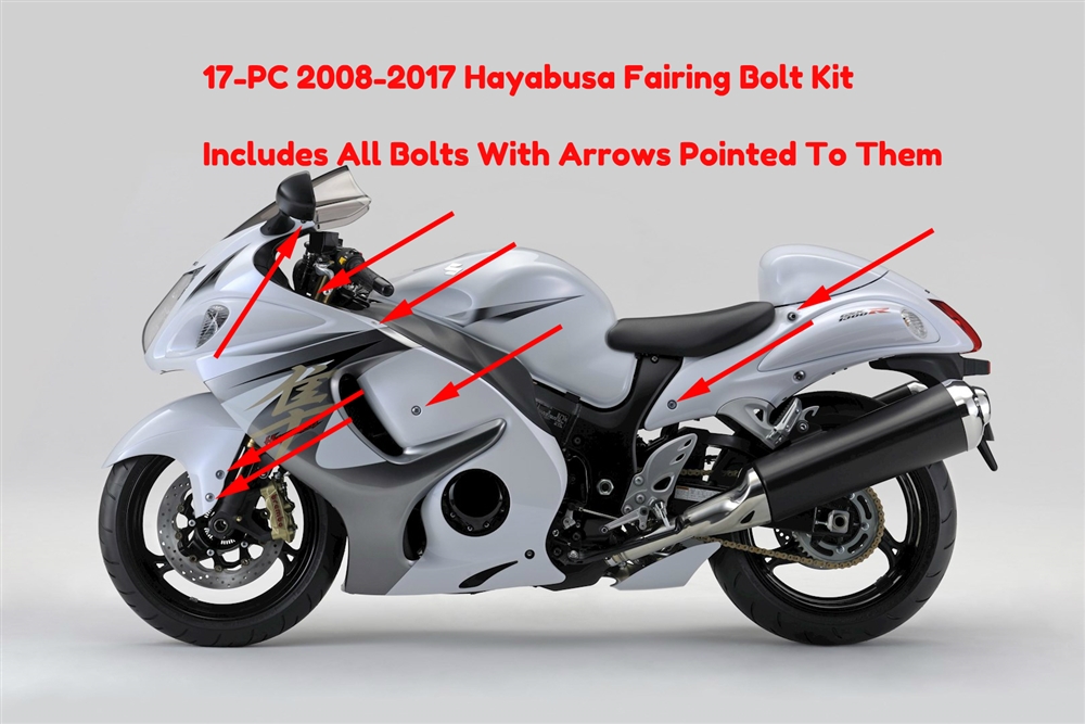 Motorcycle Bolts Fastenings Bolt Kit Fairing screws Kits Bolt Kits Installation Kit Fit For Yamaha YZF1000 R1 2002 03 04 05 2006 R1 2005 Works on OEM - 1