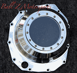 Custom Chrome Hayabusa See Through Clutch Cover "Clear"