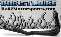 Kawasaki ZX14 Brock's Performance Black Ceramic Coated Full Alien Head Exhaust System!