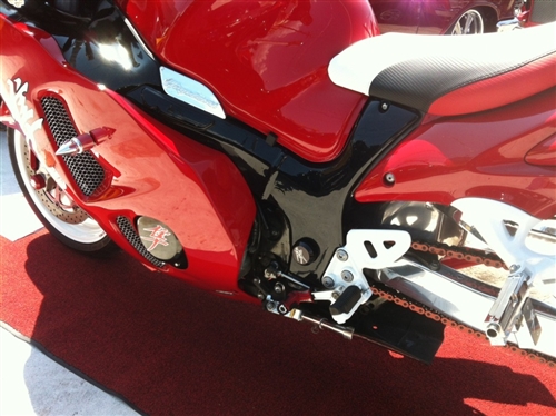 Hayabusa Gloss Black Frame Covers