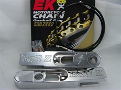 Hayabusa Complete Chrome Swingarm Extensions Package